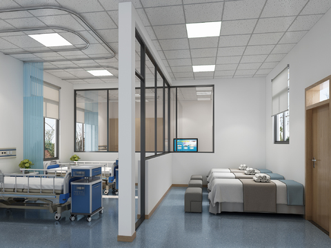 modern hospital ward