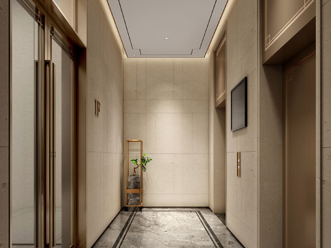 New Chinese Elevator Hall