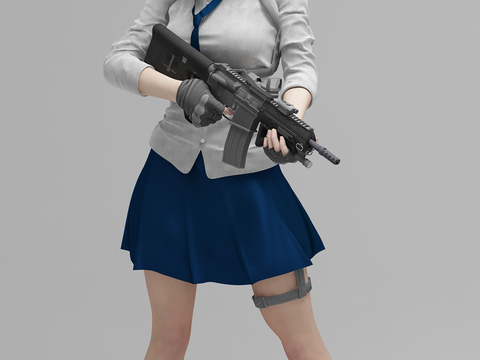 Modern Gun Girl