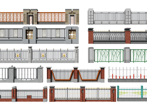 Modern fence fence wrought iron fence