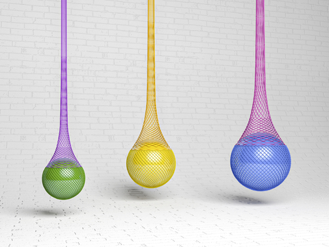 Modern children's hanging ball toy