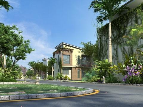 Modern Villa Landscape