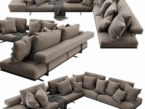 Flexform Multiplayer Sofa Corner Sofa