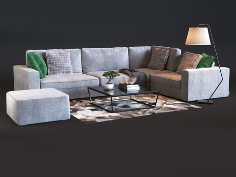 Modern minimalist creative multiplayer sofa combination free