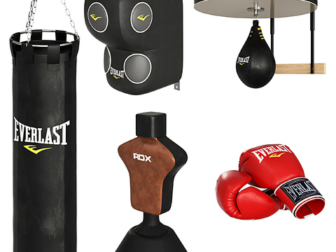 Modern Boxing Sandbag Wooden Stakes Fitness Equipment