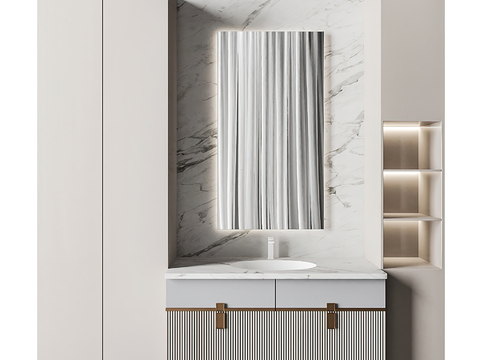 modern bathroom cabinet washbasin