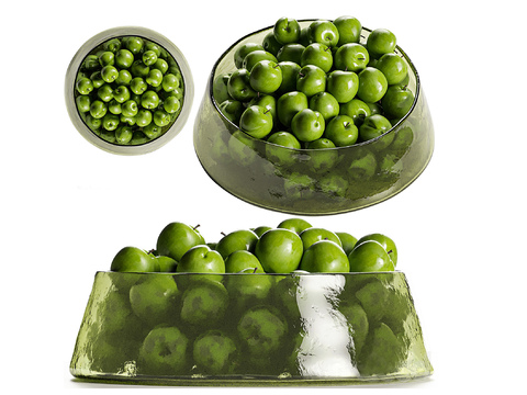 Green Apple Fruit Plate