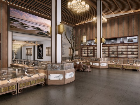 New Chinese Stone Exhibition Hall