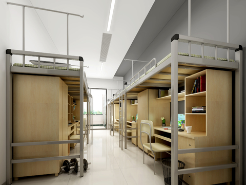 Modern School Student Dormitory