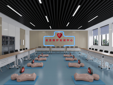 Emergency Ambulance Training Room Center