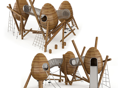 Natural wind outdoor amusement facilities