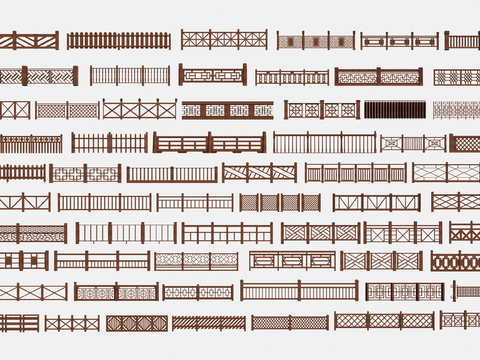 Chinese solid wood railing