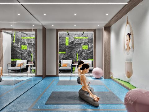 Modern underground Yoga Studio