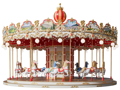 European Carved Carousel