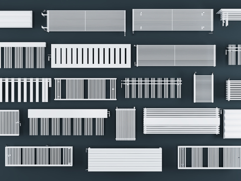 Modern radiator fins