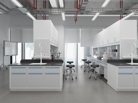 Modern School Chemistry Laboratory