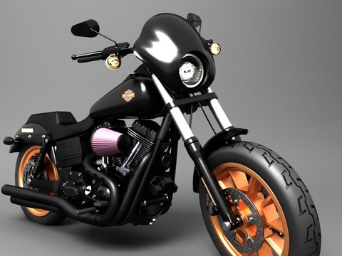 Modern Creative Harley Moto Free