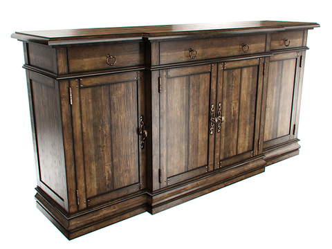 European-style solid wood side cabinet for free