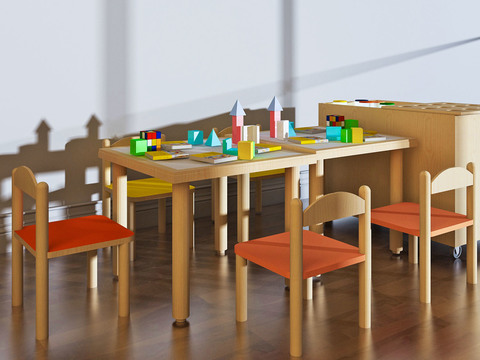 Nordic kids Table&Chair