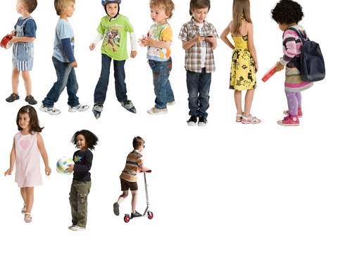 modern kid figure psd