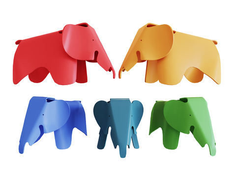 Nordic Kindergarten Elephant Children's Chair