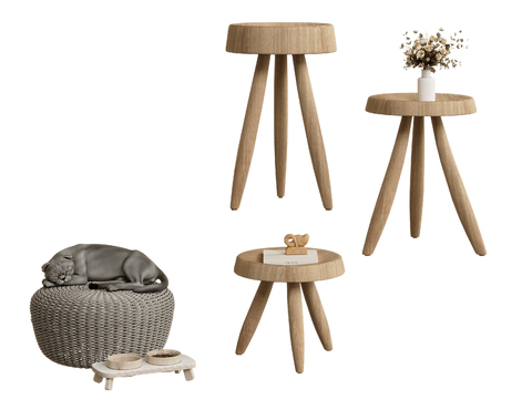 Modern Round Stool Sofa Stool