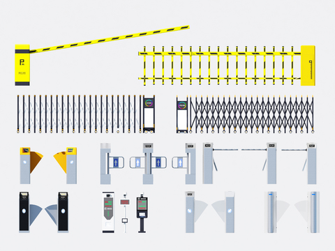 Modern toll lever gate machine electric door