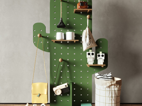 Cactus Cave Wall Decorations Storage Rack