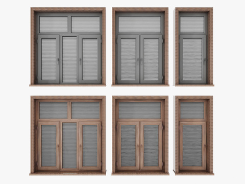 Modern solid wood blinds