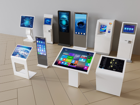 Smart display touch all-in-one machine Ticket machine