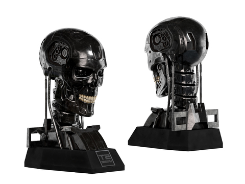 Mechanical Skull Sculpture Technology Ornaments