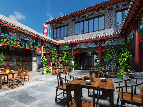 Chinese courtyard