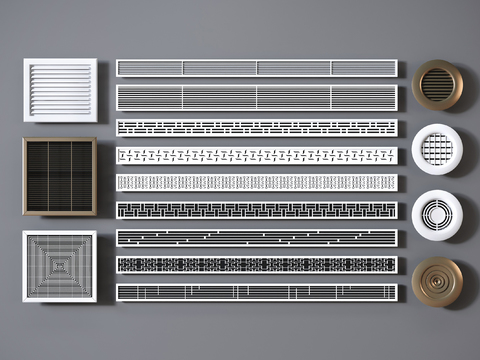 Modern air conditioner air outlet vent