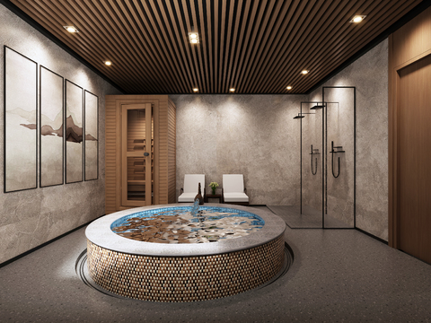 New Chinese Bathing Hot Spring Sauna Room