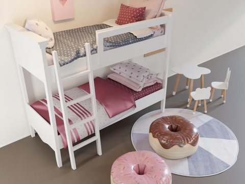 Modern bunk bed for children free