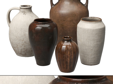 Modern pottery pot crafts ornaments