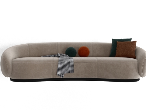 Modern Curved Sofa Free