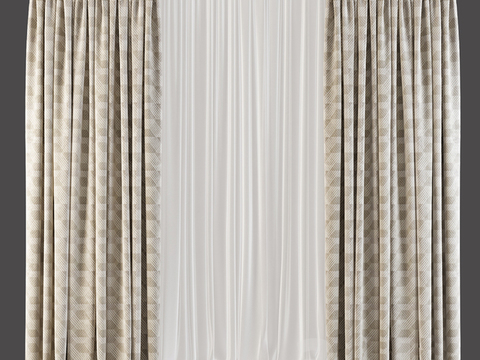 Nordic simple fabric blackout curtains free