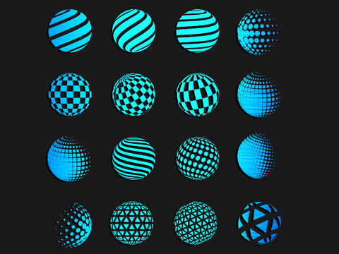 Laser Ball Wall Ornaments