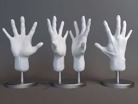 Modern Plaster Hand Sculpture Free