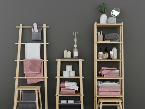 Nordic Bathroom Storage Rack