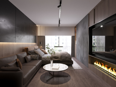 Modern Senior Grey Apartment