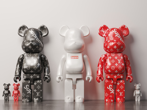 Modern violent bear doll ornaments