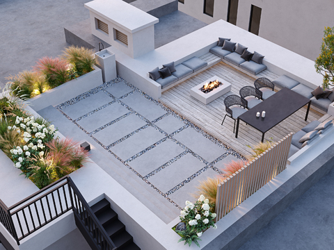 Modern Roof Garden