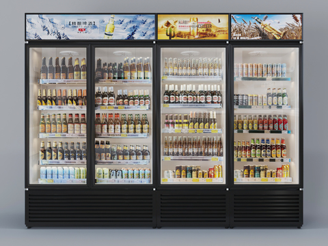 Modern Beverage Fridge Freezer