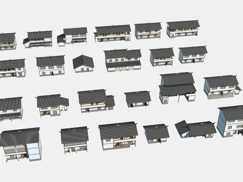 New Chinese-style rural housing building components