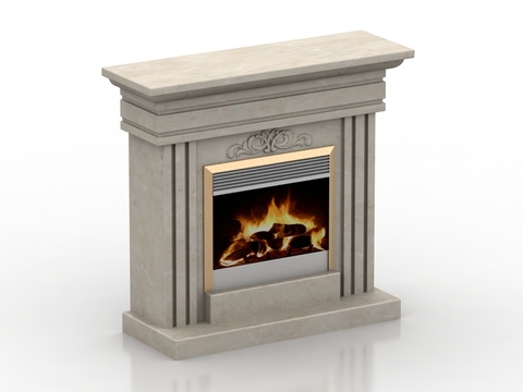 Jane European marble line fireplace free