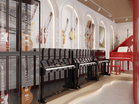 Modern Music Instrument Store