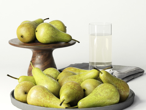 Modern Pear Fruit Plate Combination