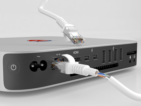 Modern set-top box network cable